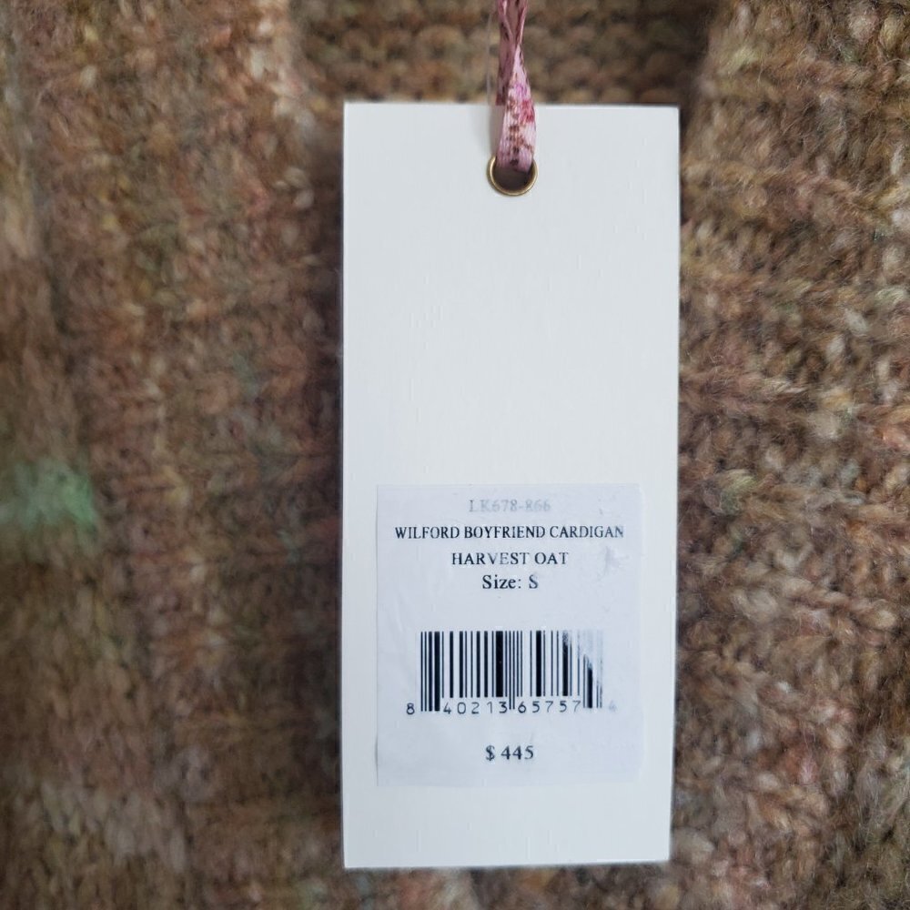 LoveShackFancy Wilford Boyfriend Cardigan Sweater - Picture 4 of 6